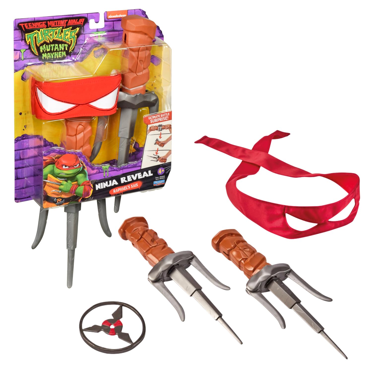 NINJA TURTLES TU806 Battle Weapons Your Hero's Signature Weapon